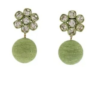 Rebecca de Ravenel Floral Jewel Earrings